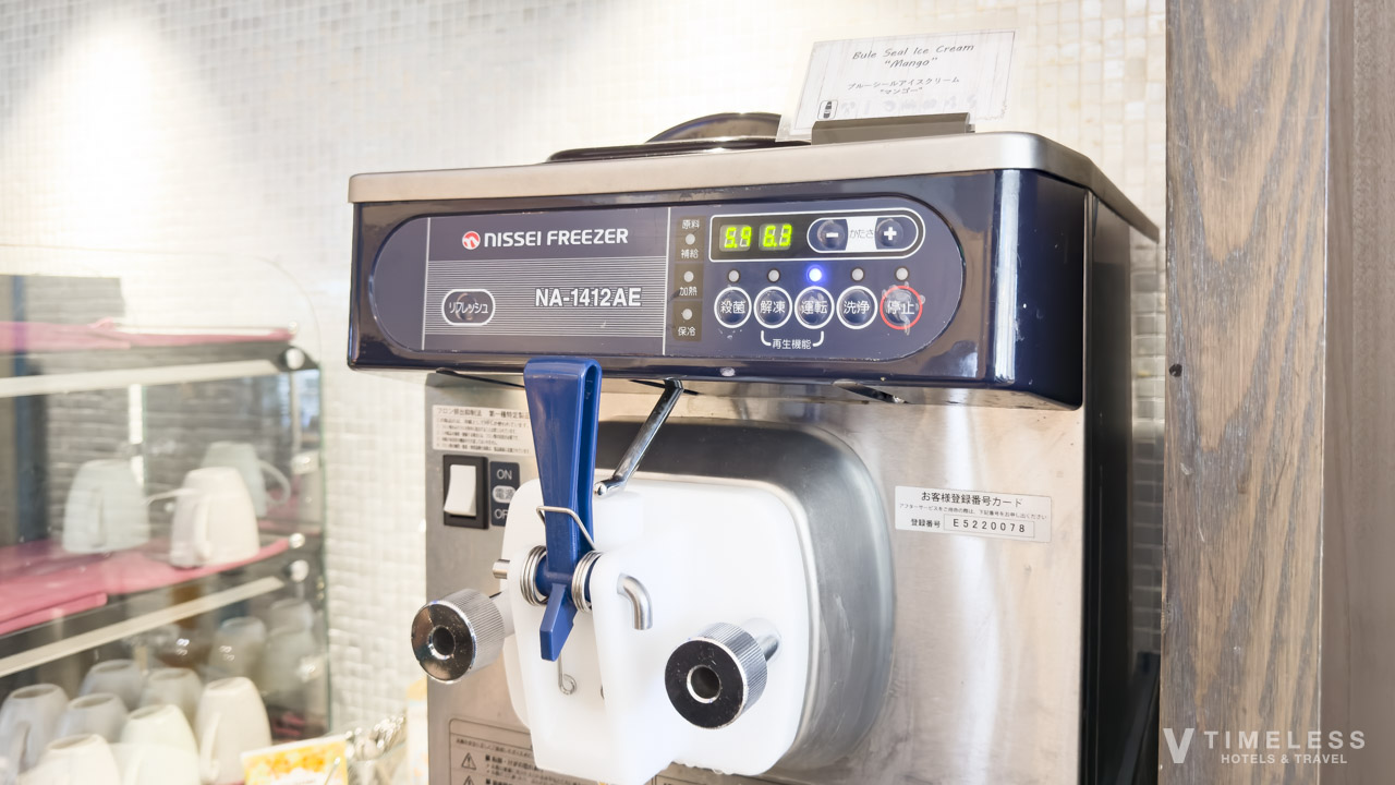 ソフトクリームはブルーシール