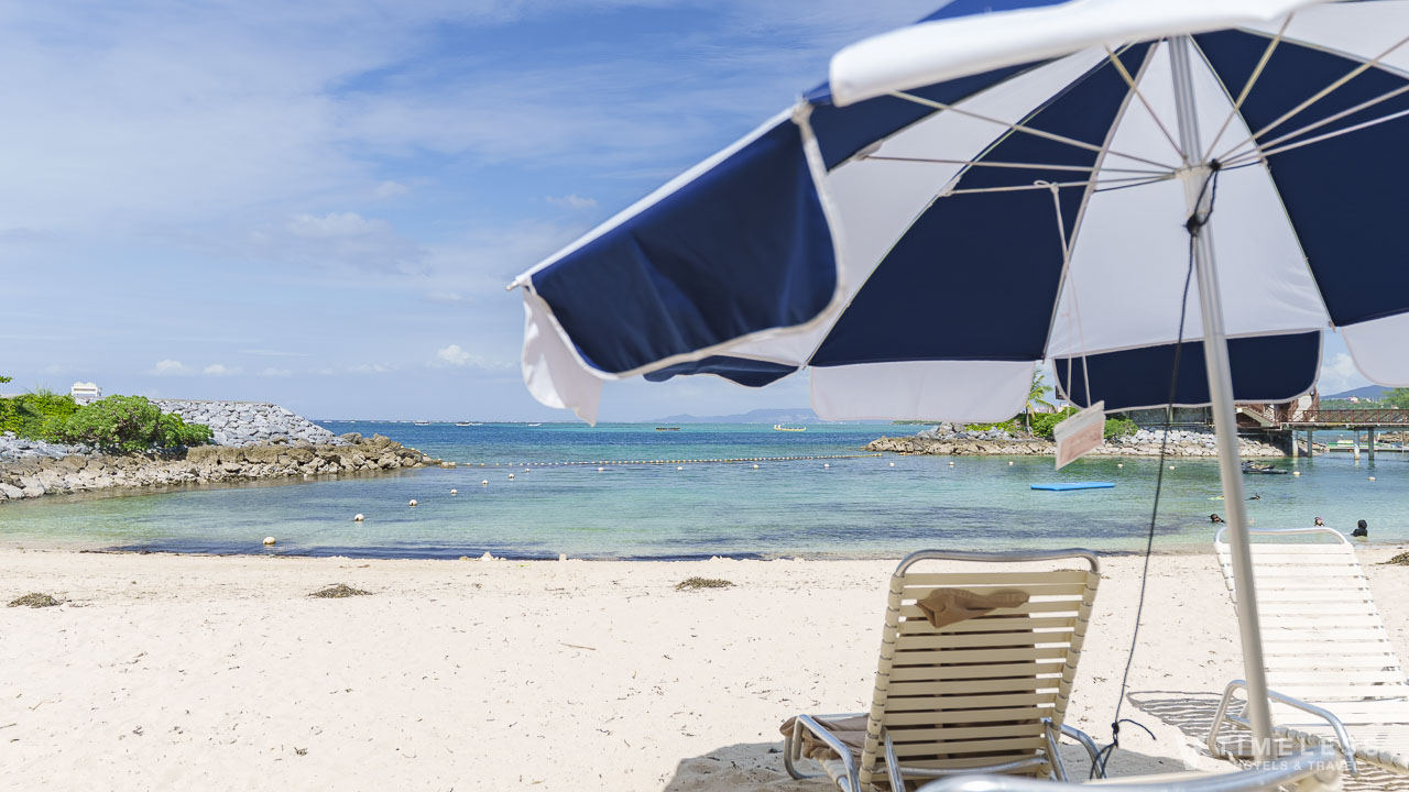 リゾート感満載のビーチ