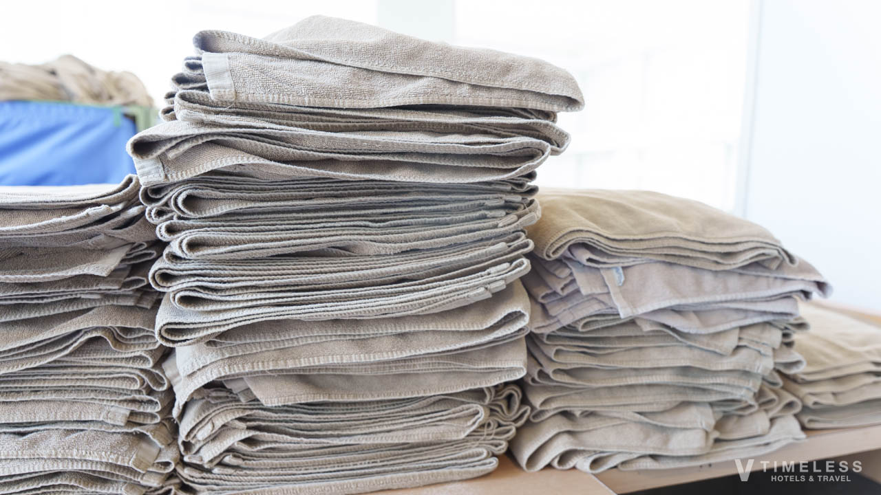 タオルカウンターがあるので手ぶらでプールに行ける