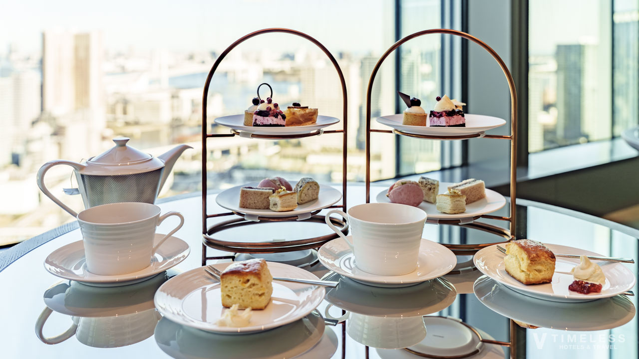 JWマリオット・ホテル東京 エグゼクティブラウンジのアフタヌーンティー|上質なスイーツと軽食