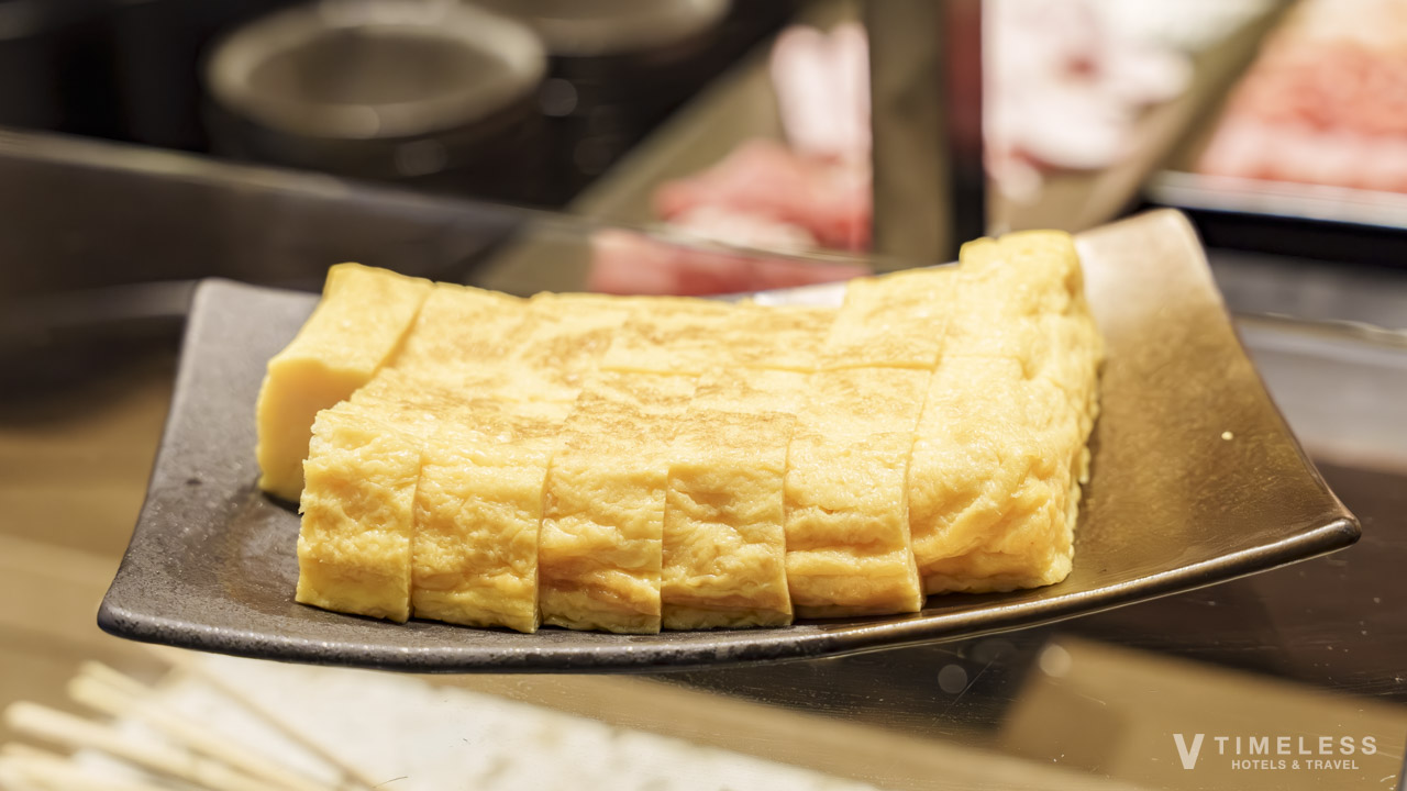 ふんわり仕上げた出汁巻き玉子|JWマリオット・ホテル東京の朝食