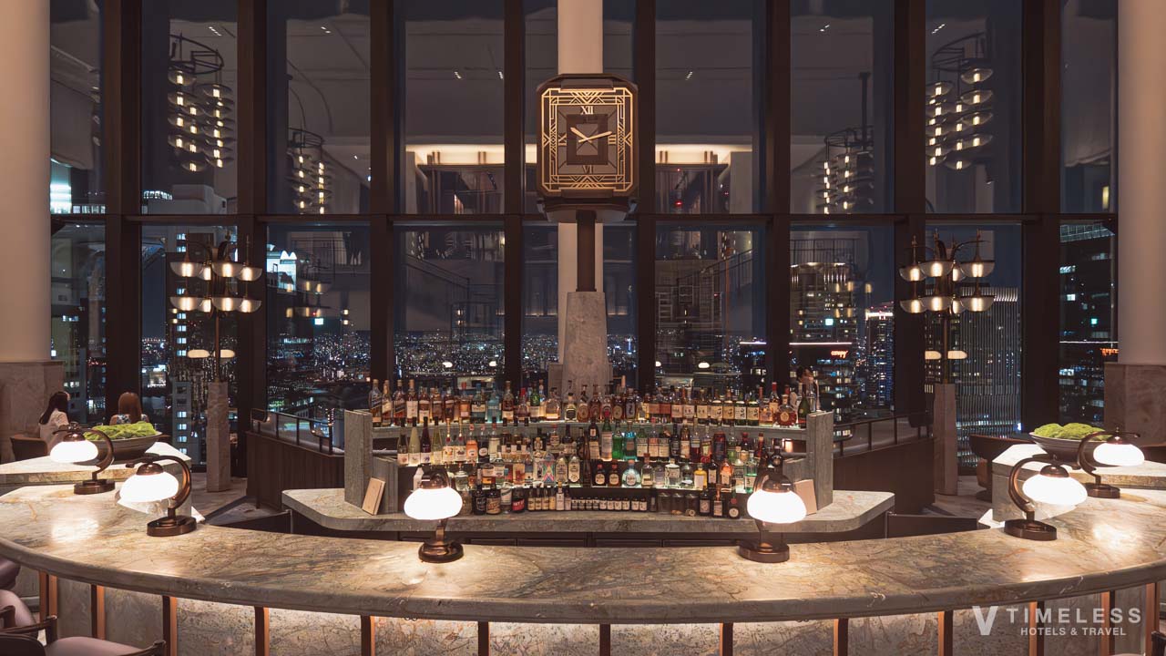 ピーコックアレーのバーから見える夜景