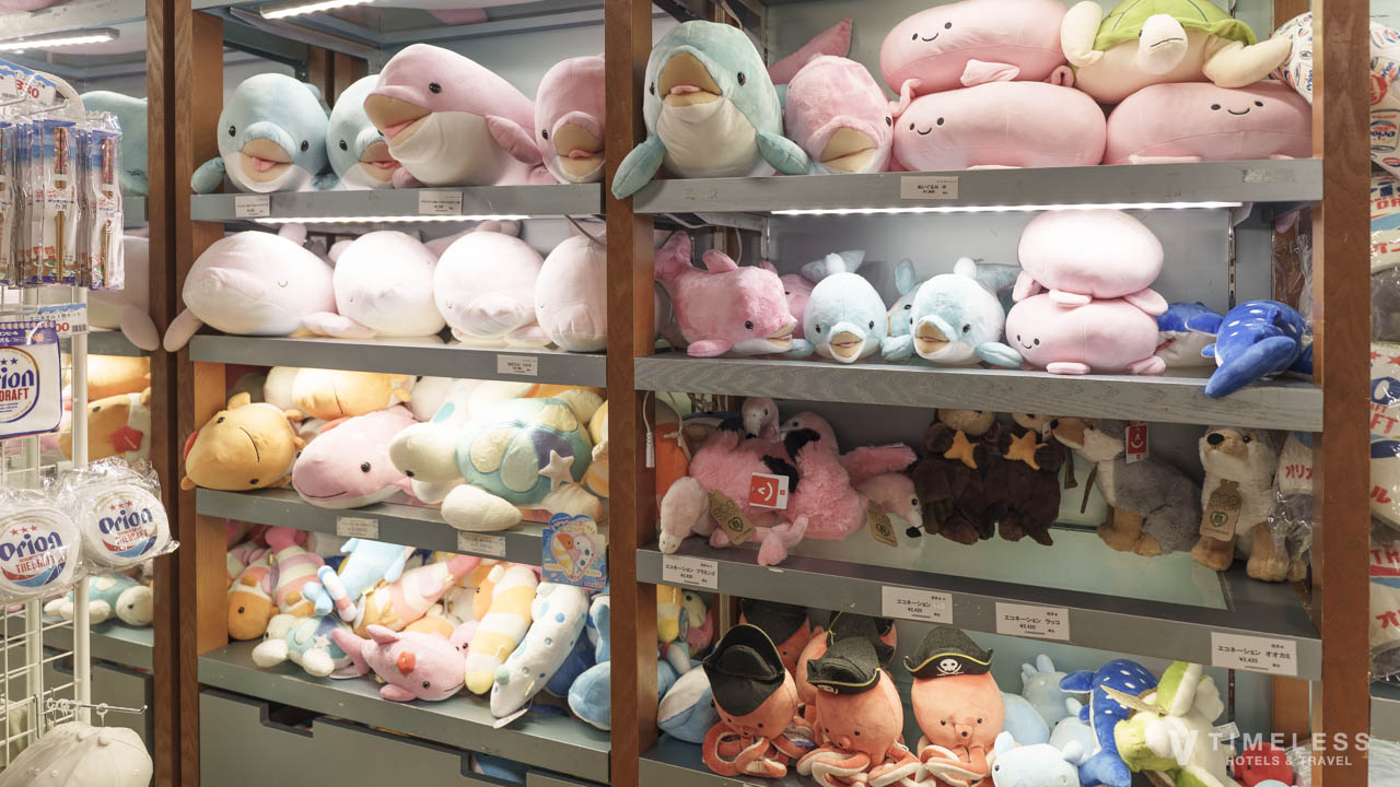 マーケットプラザのぬいぐるみコーナー