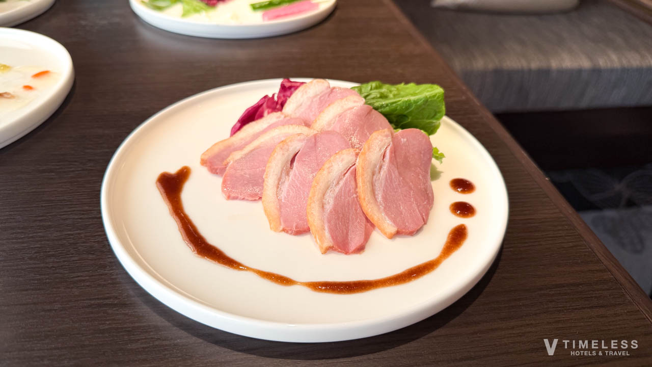 エグゼクティブラウンジでおすすめの鴨のスモーク