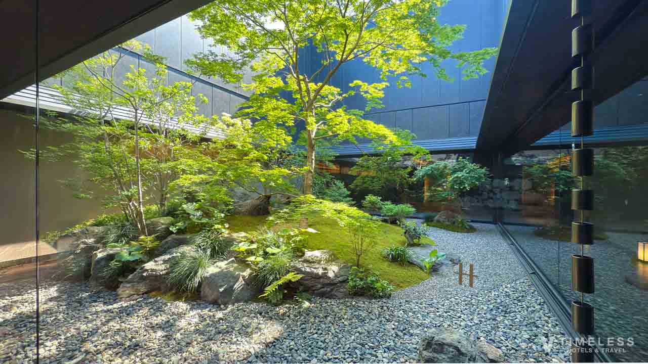 エグゼクティブラウンジの中庭