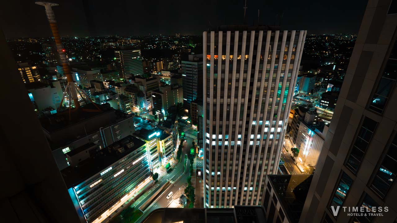 客室から眺める夜景