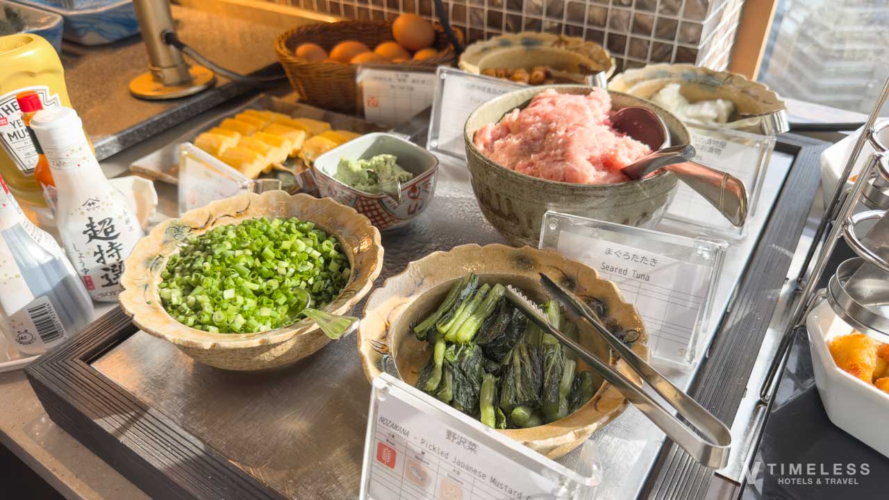 和食の朝食メニュー