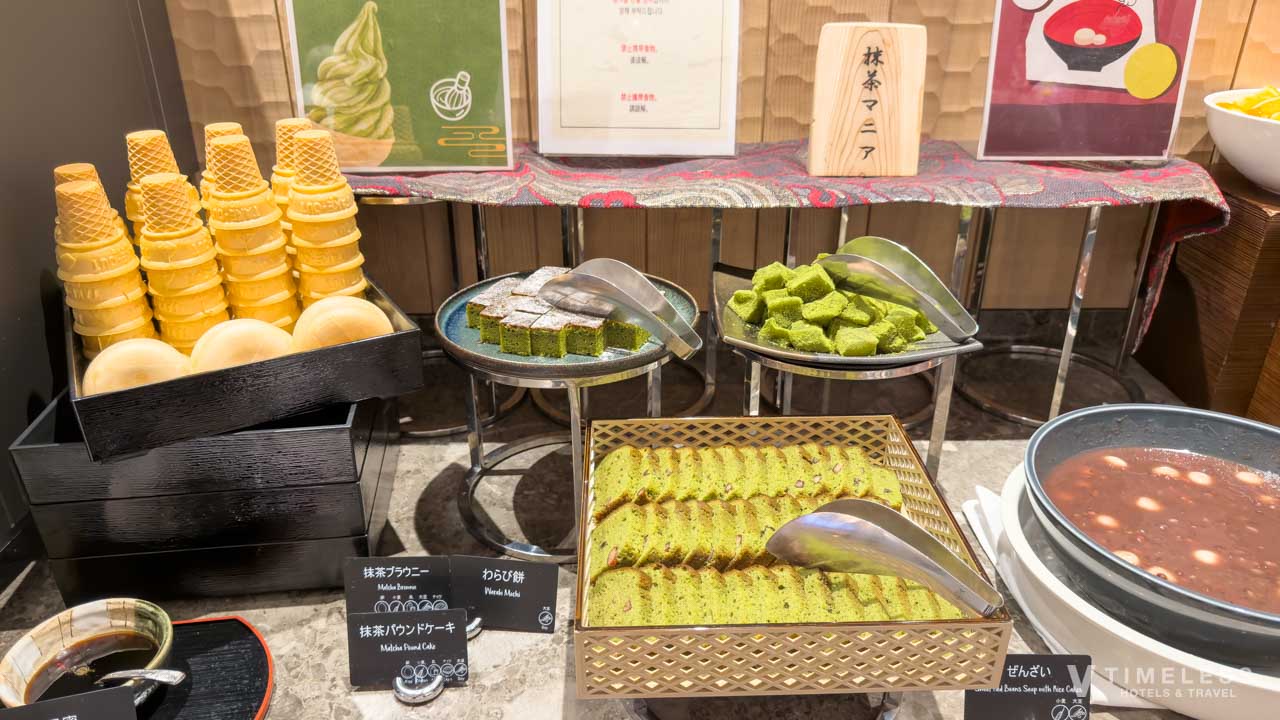 抹茶ソフトクリームまである抹茶のスーツの数々