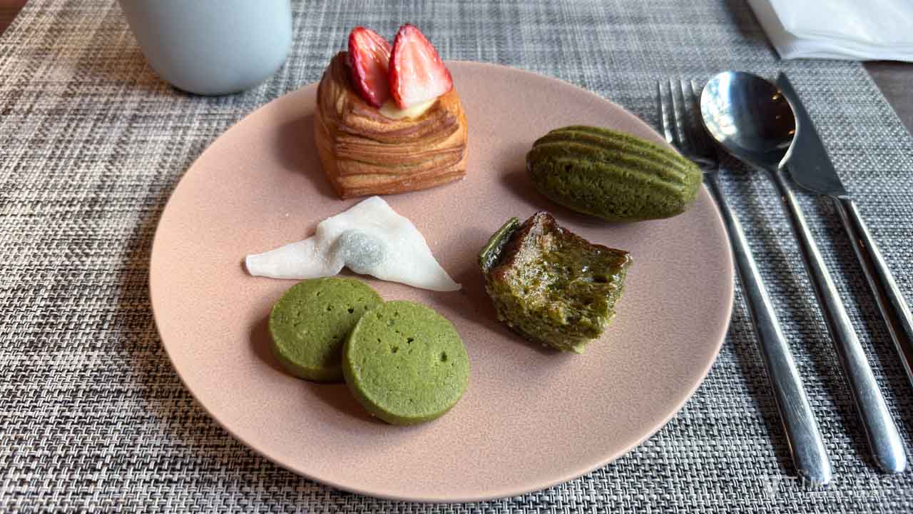 ヒルトン京都の朝食ビュッフェのスイーツ
