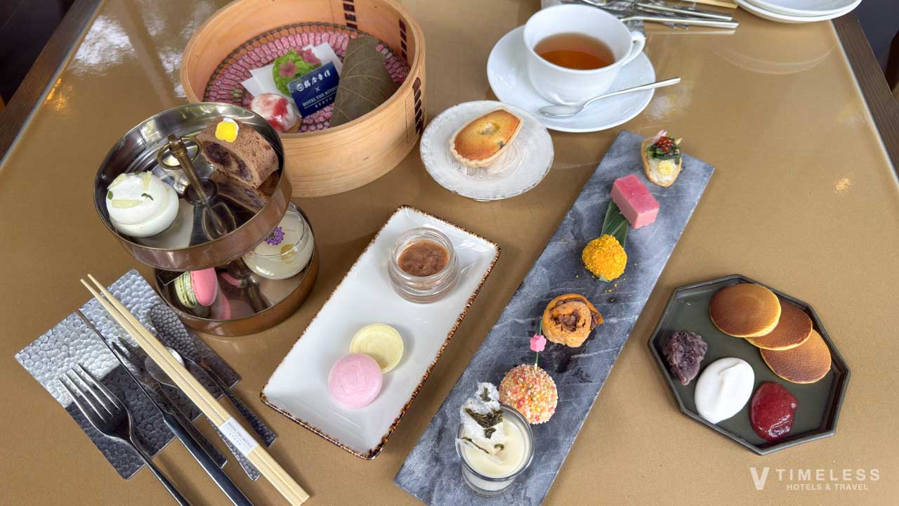 老舗・菓匠鶴屋吉信とのコラボの和スイーツ