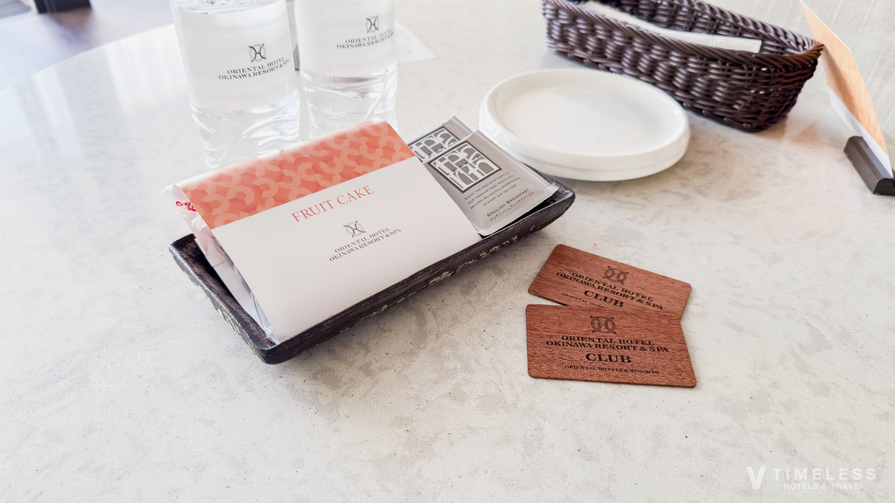 ウェルカムフルーツとルームキー