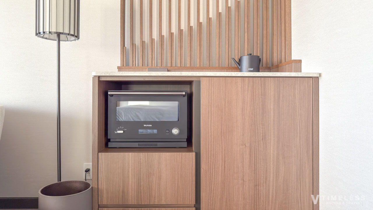 贅沢なひとときを過ごせるミニバー