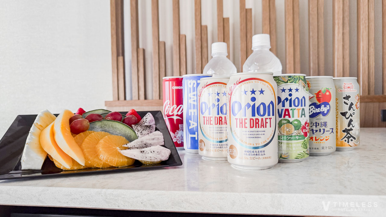 ウェルカムアメニティ＆無料ドリンク