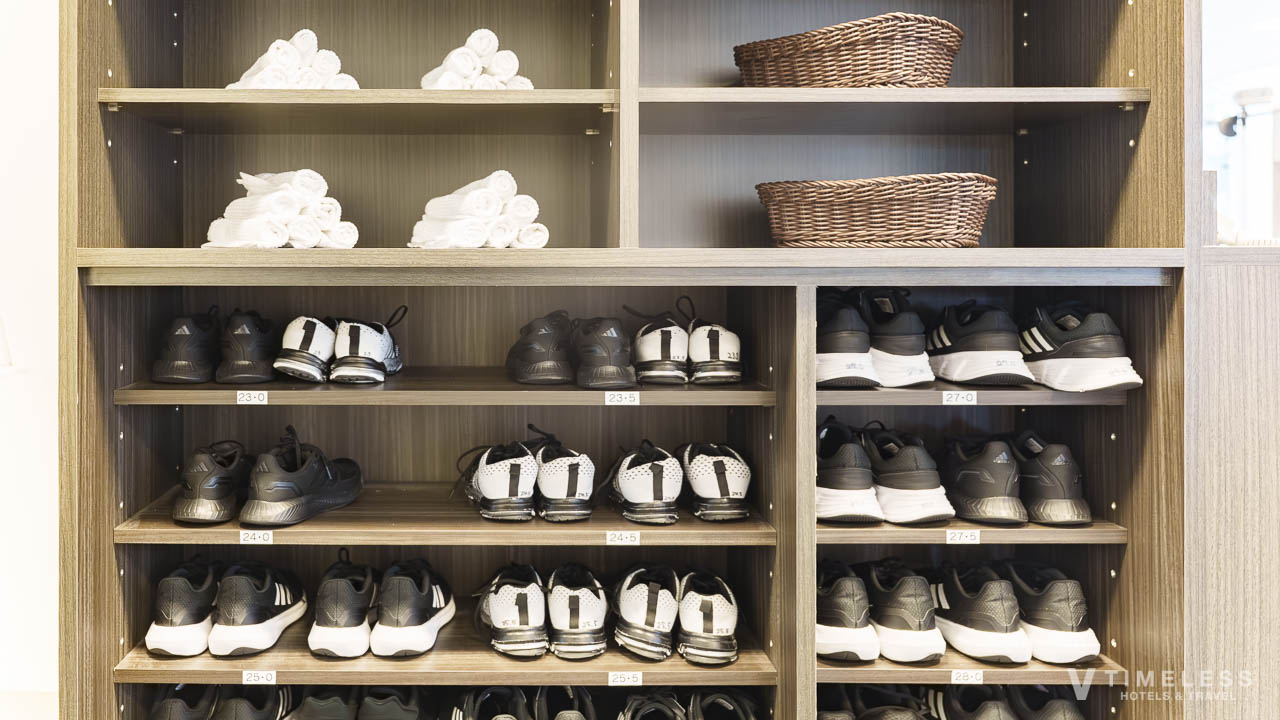 フィットネスジムのシューズレンタル