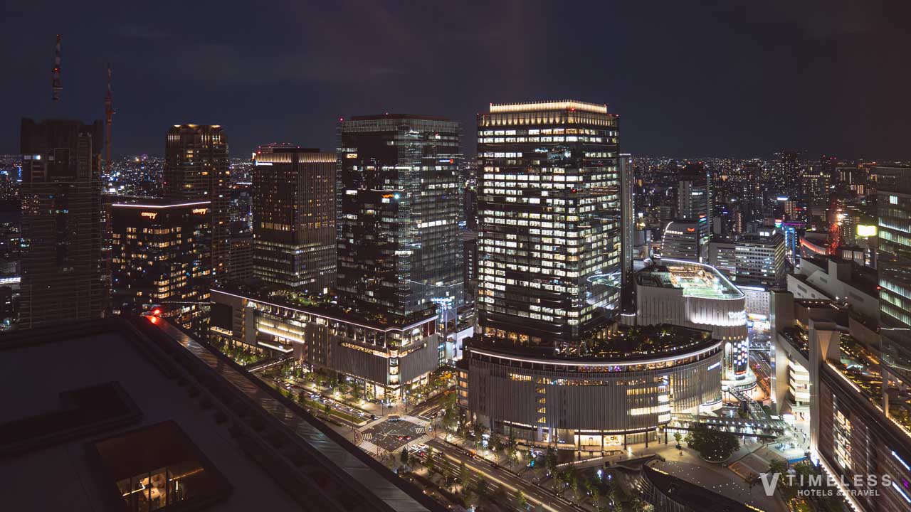 客室からの梅田の夜景