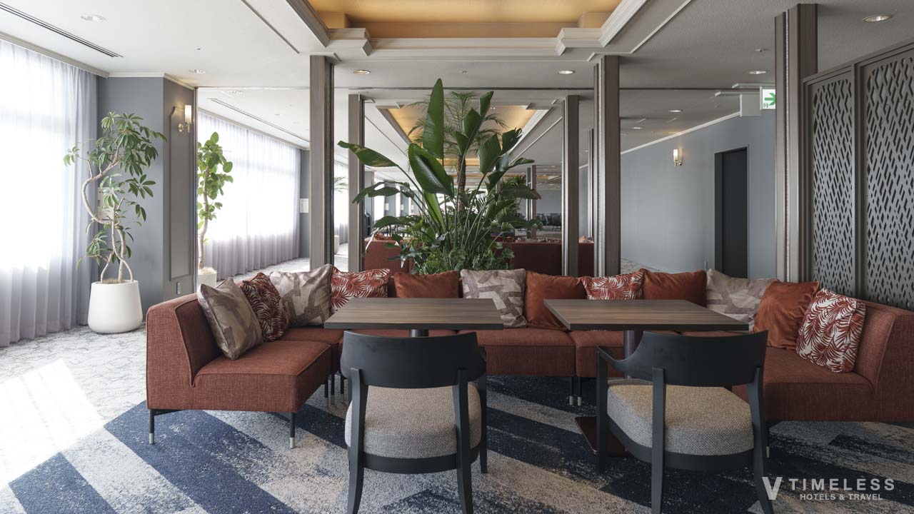 エグゼクティブラウンジのテーブル席やソファ席