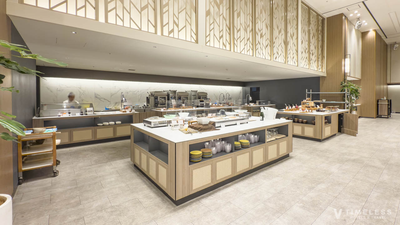 グランドメルキュール沖縄残波岬リゾートの朝食会場