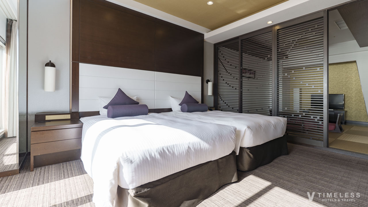 ベッドルームはツインベッド