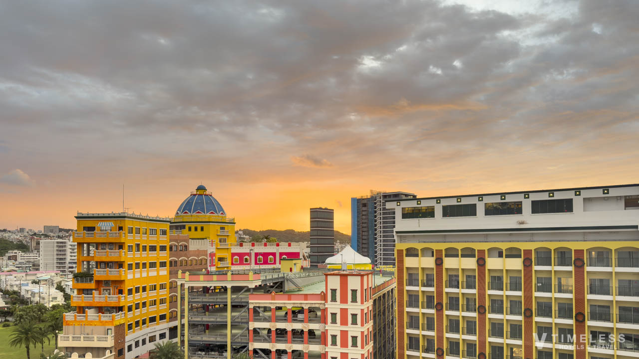 エグゼクティブラウンジから見えるアメリカンビレッジ