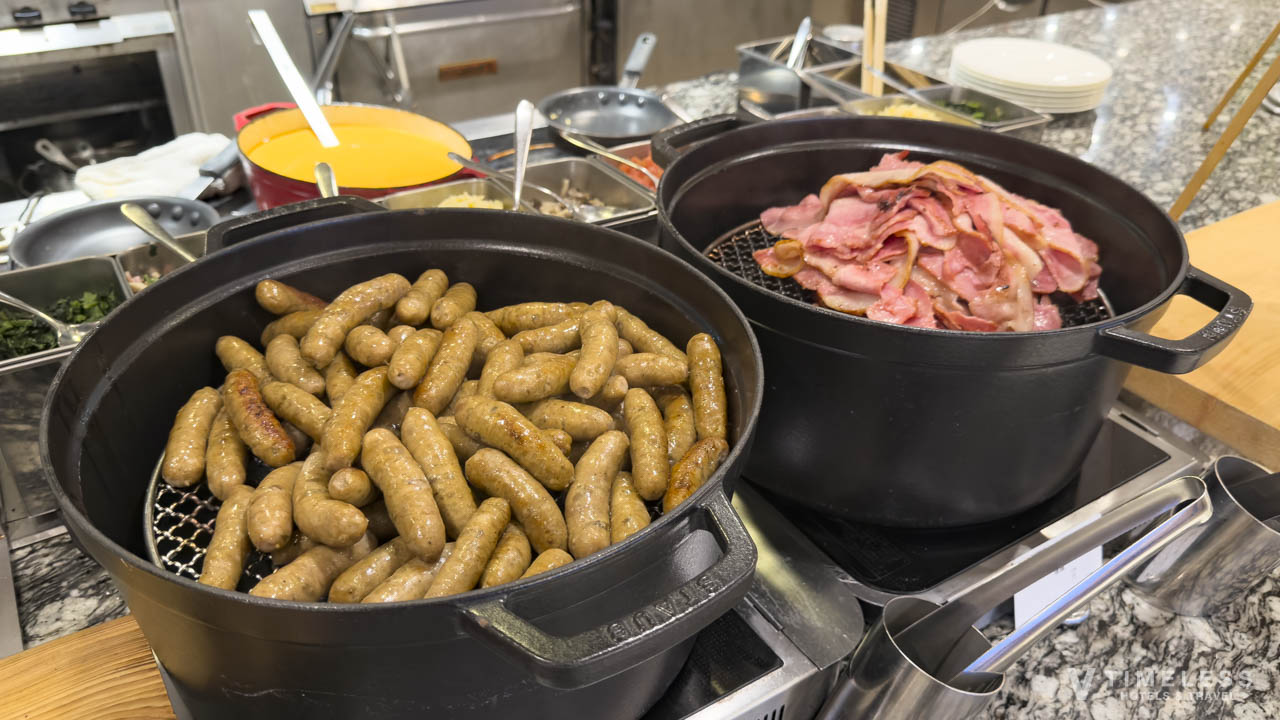 ソーセージとベーコン