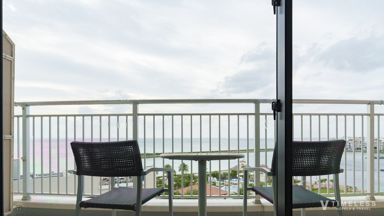 客室のバルコニー