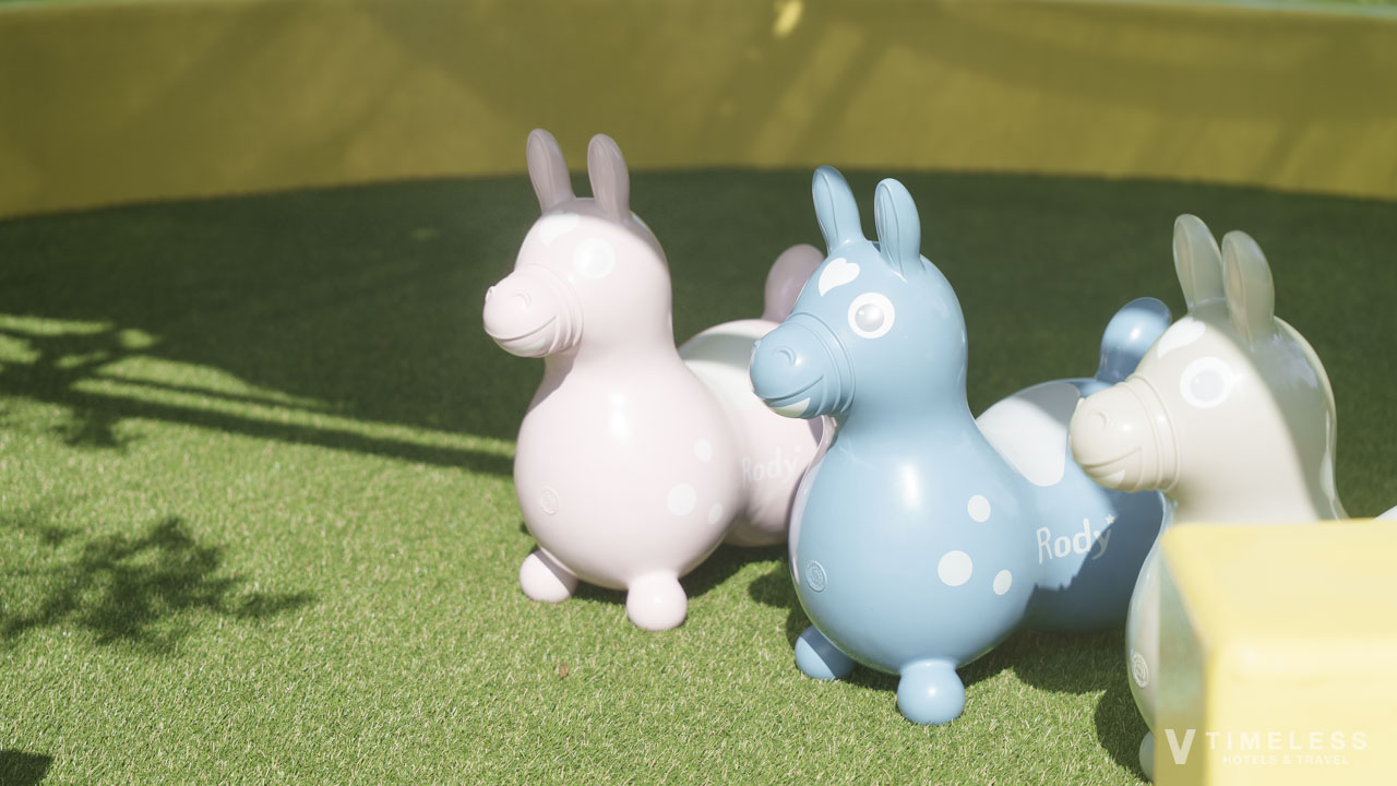 子供向けのミストエリア