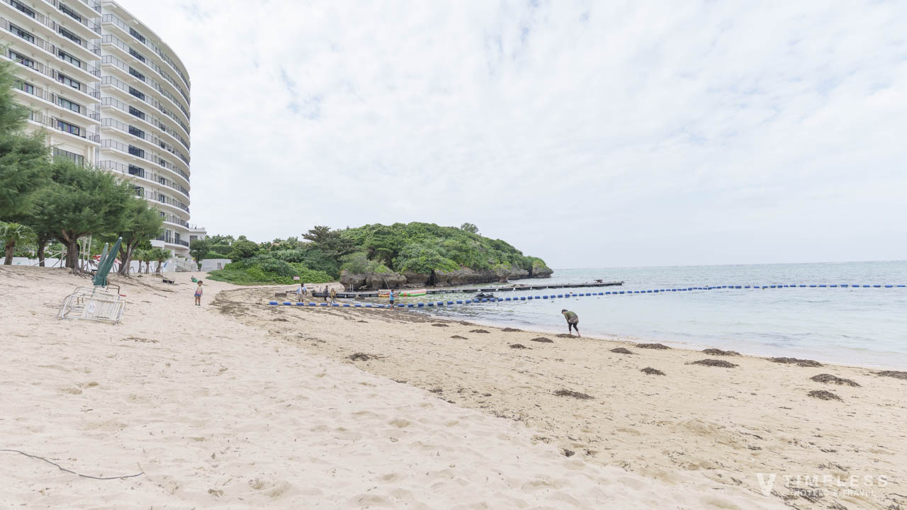 ホテル目の前のタイガービーチ