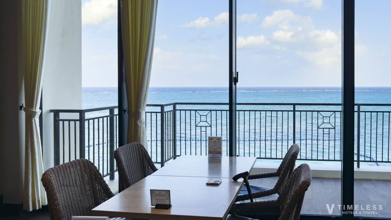 ビュッフェレストラン「シーフォレスト」から見える海