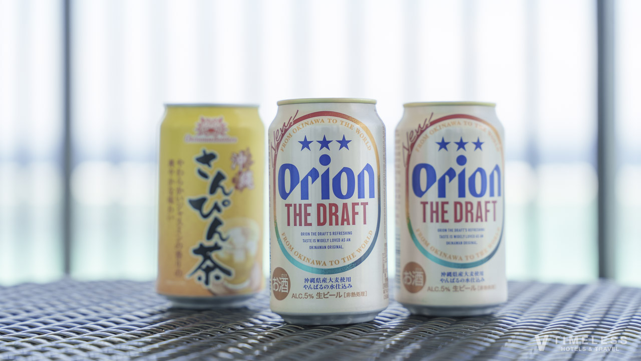 冷蔵庫の中には無料のウェルカムアメニティ