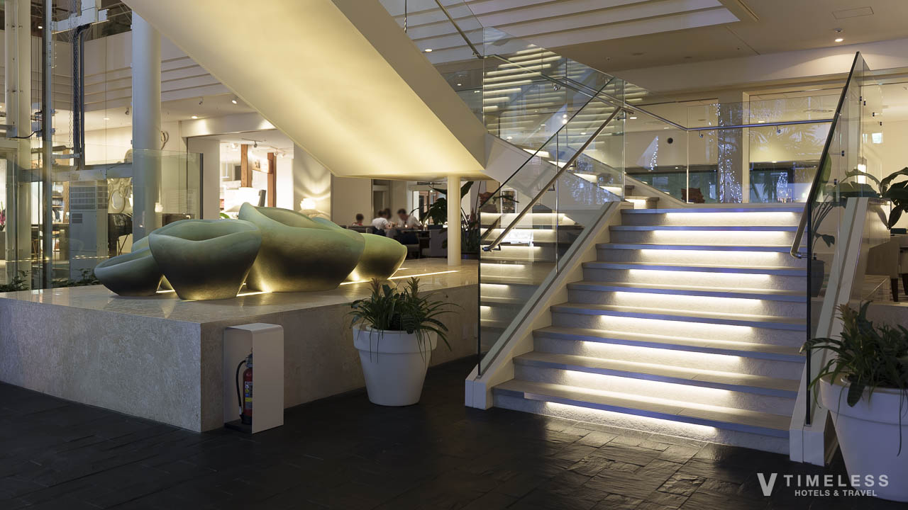 夜になると落ち着いた雰囲気