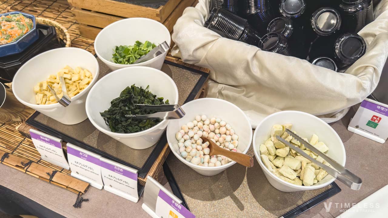 ホテルモントレ京都 朝食のトッピング小鉢｜和洋どちらにも合う多彩な付け合わせ