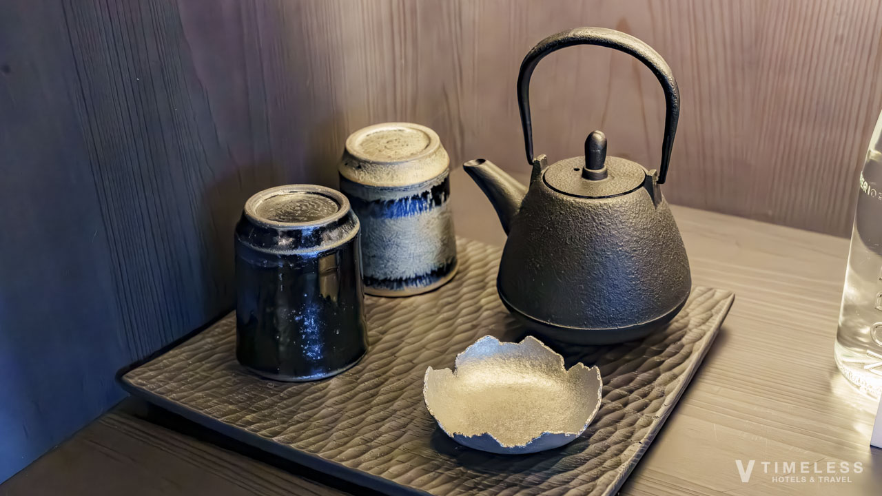 JWマリオット・ホテル東京 部屋の日本茶セット｜客室で楽しむ急須と湯呑み
