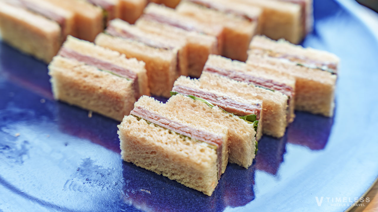 JWマリオット・ホテル東京 エグゼクティブラウンジのサンドイッチ｜軽食としても満足感のある一品