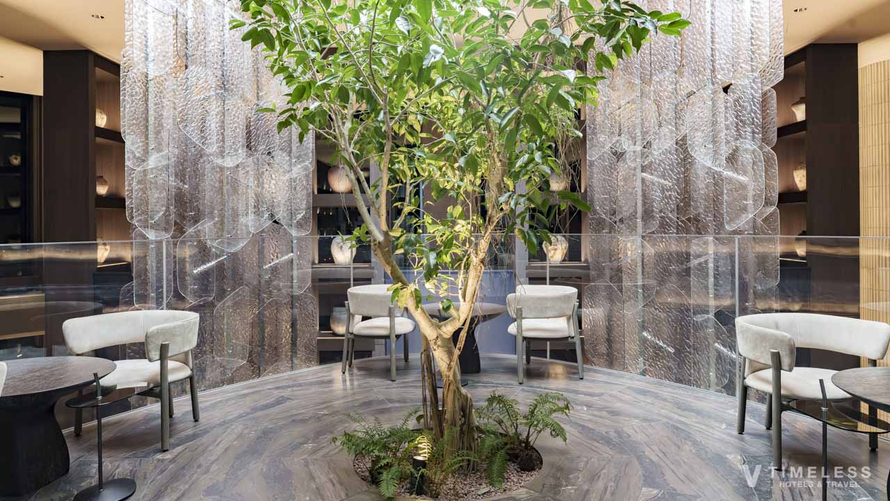 アフタヌーンティーで人気のJW LOUNGEの席