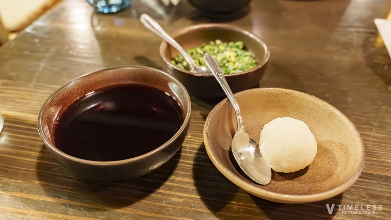 燦別邸特製しゃぶしゃぶタレ｜島豚の旨みを引き立てる