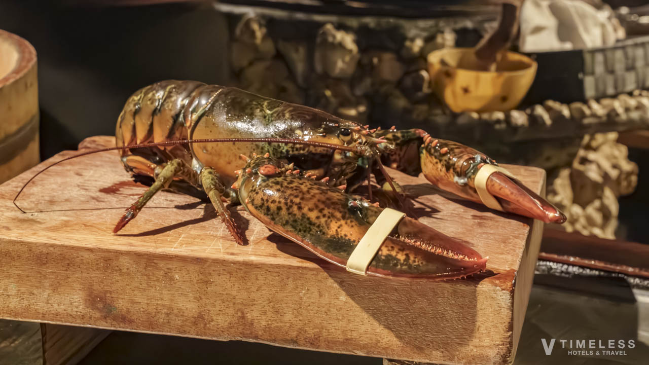 ステーキハウス ジャム 恩納村の活ロブスター|鉄板焼きオマール海老