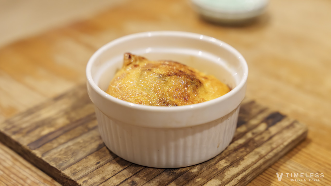 帆立をクリーミーに香ばしく焼き上げた一品