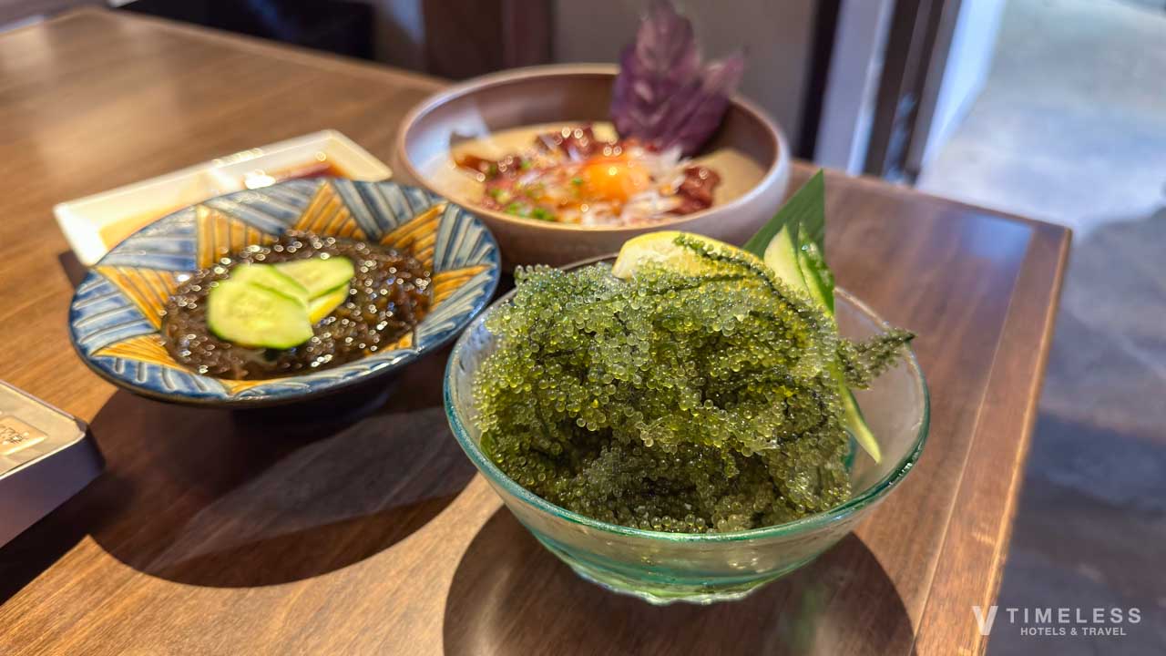 海ぶどう・もずく酢｜あぐーしゃぶしゃぶ かふぅ名嘉真本店でおすすめのサイドメニュー