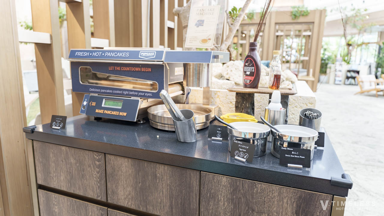 オリエンタルホテル沖縄リゾート&スパ クラブラウンジ｜焼きたてパンケーキが楽しめるアフタヌーンティー