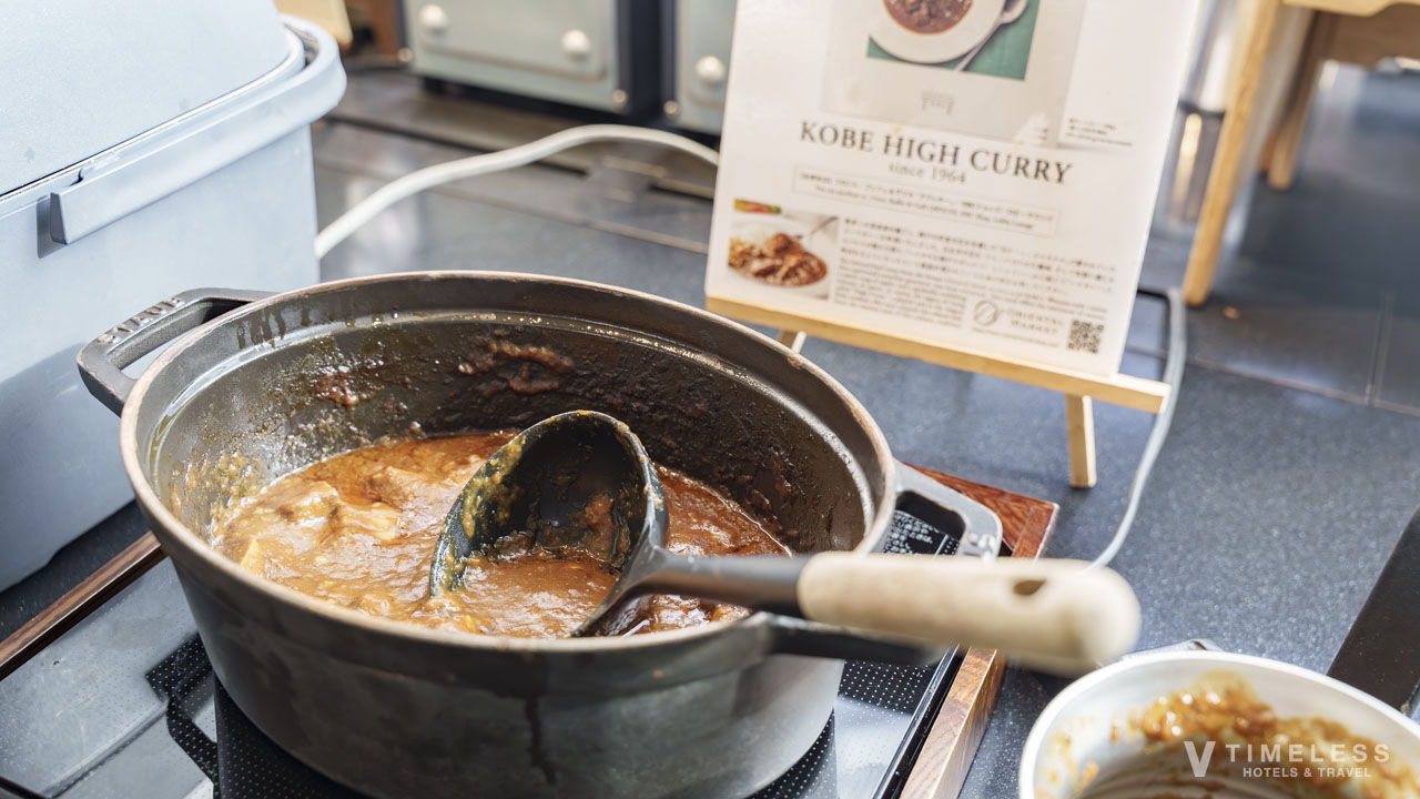 オリエンタルホテル沖縄リゾート&スパのクラブラウンジ朝食｜神戸ハイカレーが楽しめる朝食カレー