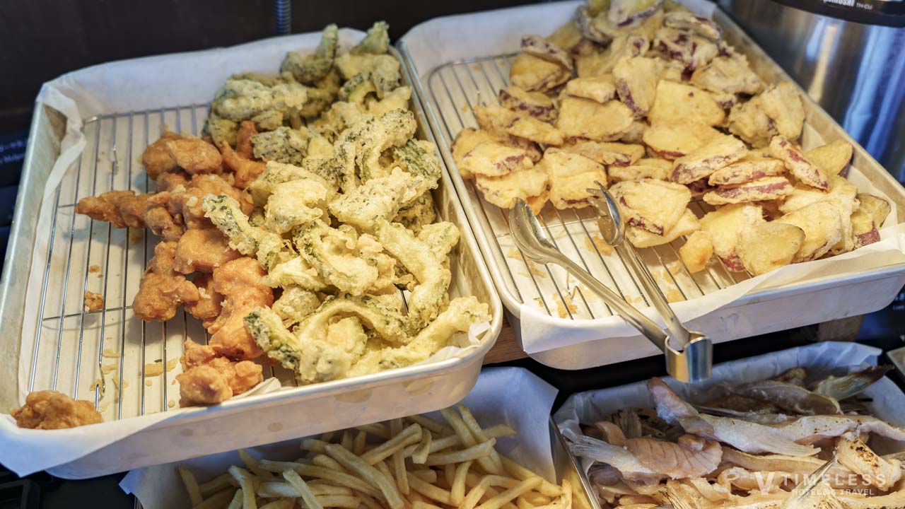 オリエンタルホテル沖縄リゾート&スパ 朝食｜じなんぼうの天ぷらと唐揚げ