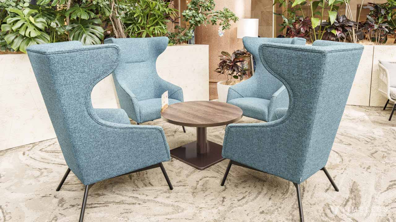 観光の合間にゆったり休憩できるオリエンタルホテル沖縄リゾート&スパのクラブラウンジ