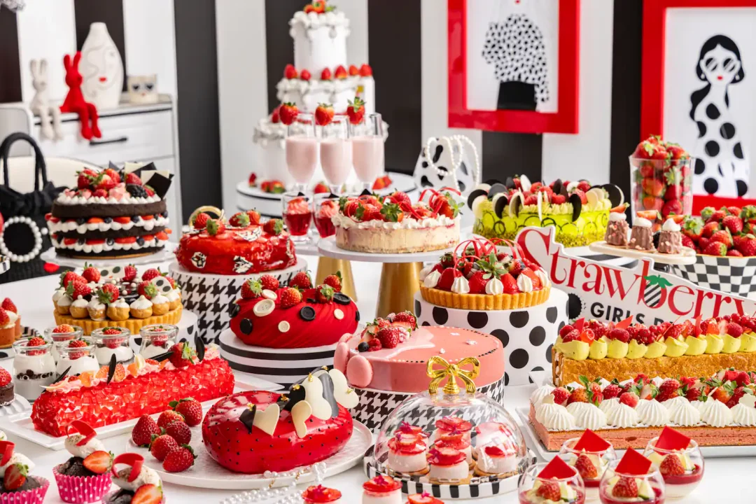ヒルトン東京 マーブルラウンジ|ストロベリーモノクロ・ガールズパーティ × a-jolie