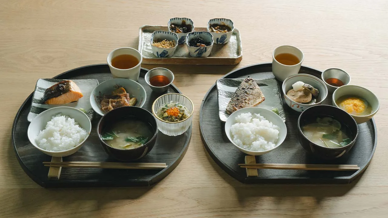 丸福樓で迎える爽やかな朝にぴったりの心と体に優しい彩り豊かな和朝食