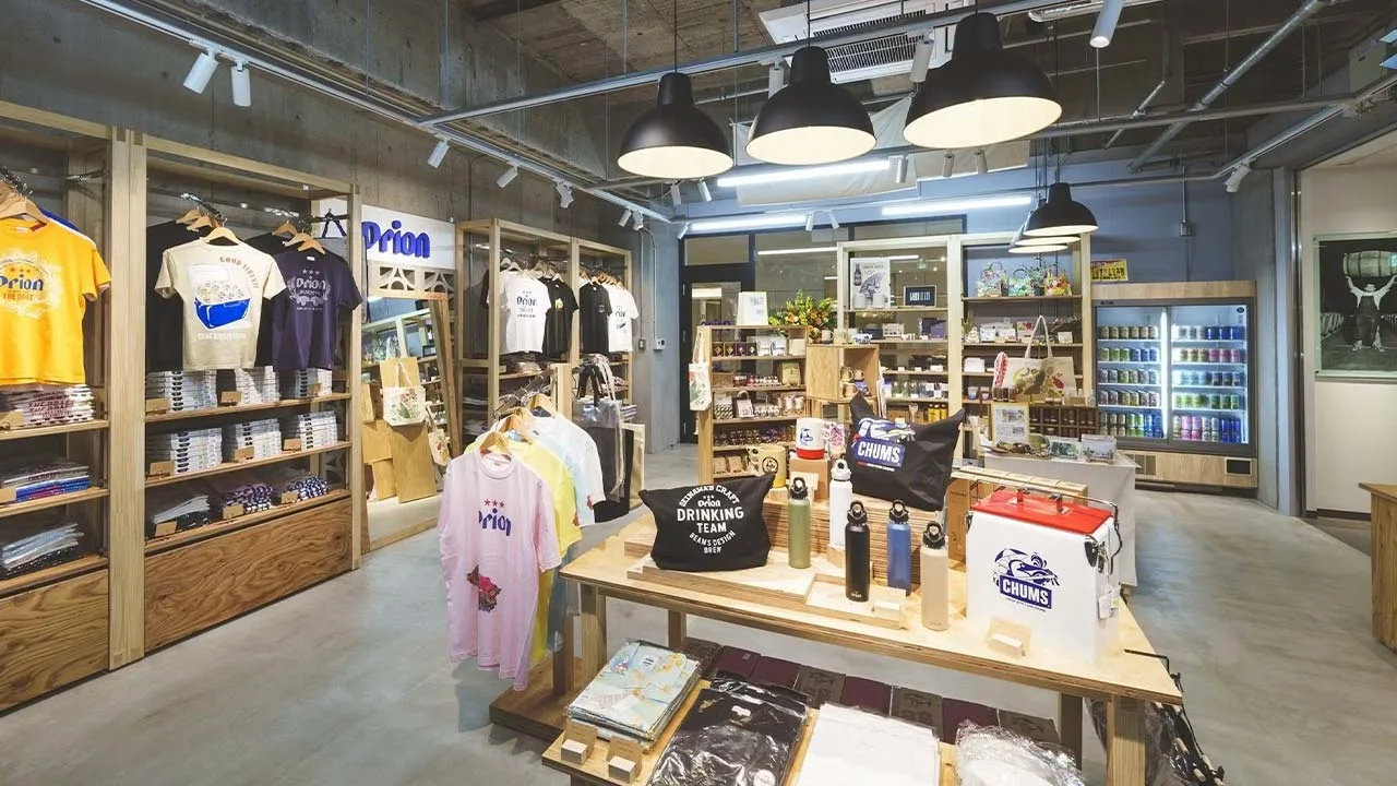 ここでしか買えない限定のオリオンビールグッズが可愛くてお土産選びが楽しくなる琉球オリオンホテル 那覇国際通りのショップ