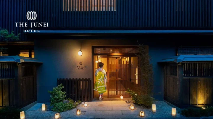 THE JUNEI HOTEL 京都 御所西｜わずか8室、信楽焼の湯船と京唐紙の別邸。御苑の西で過ごす記念日の京都